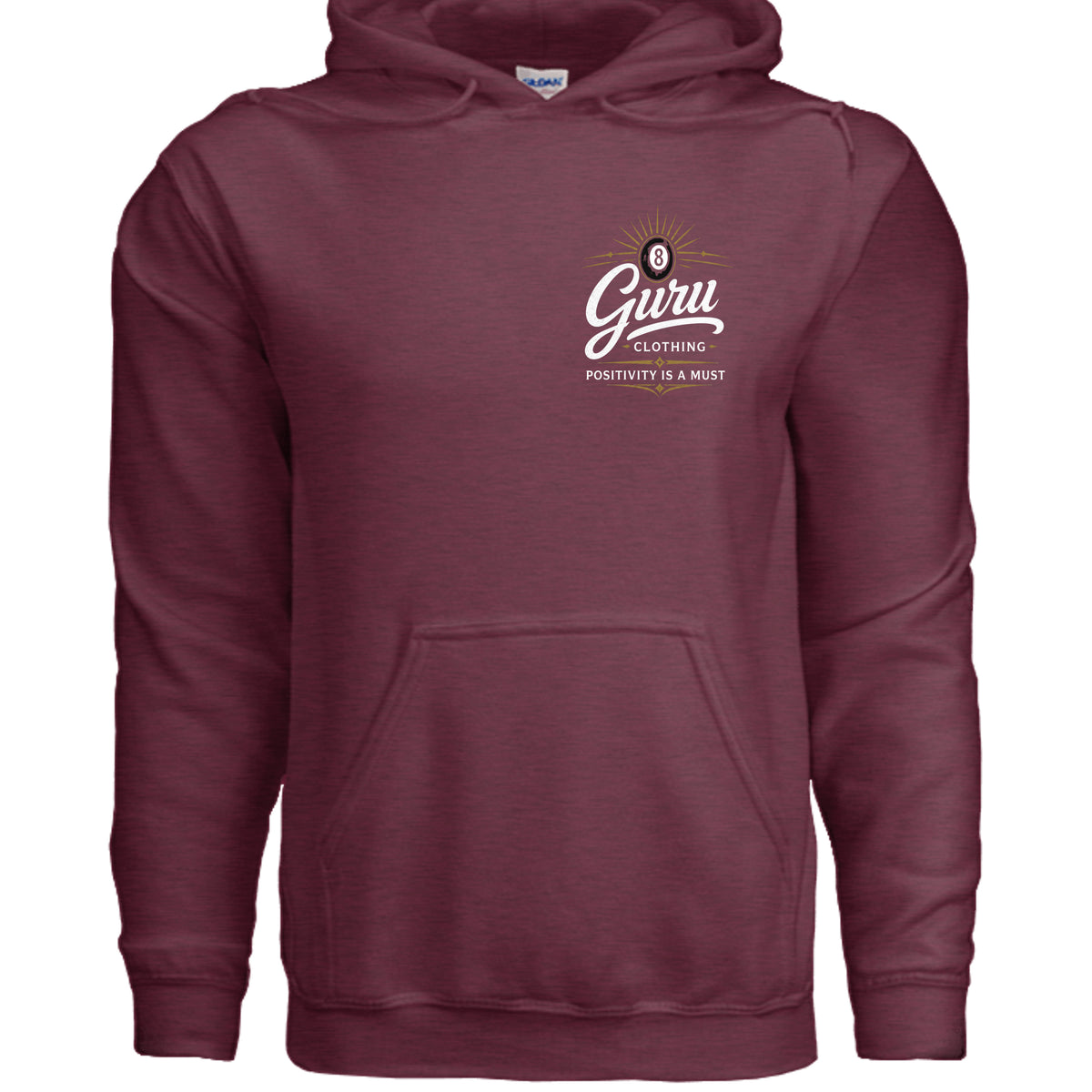 Heather Sport Dark Maroon - G185 - FRONT