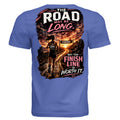 Solid True Royal Triblend - 3413C - BACK