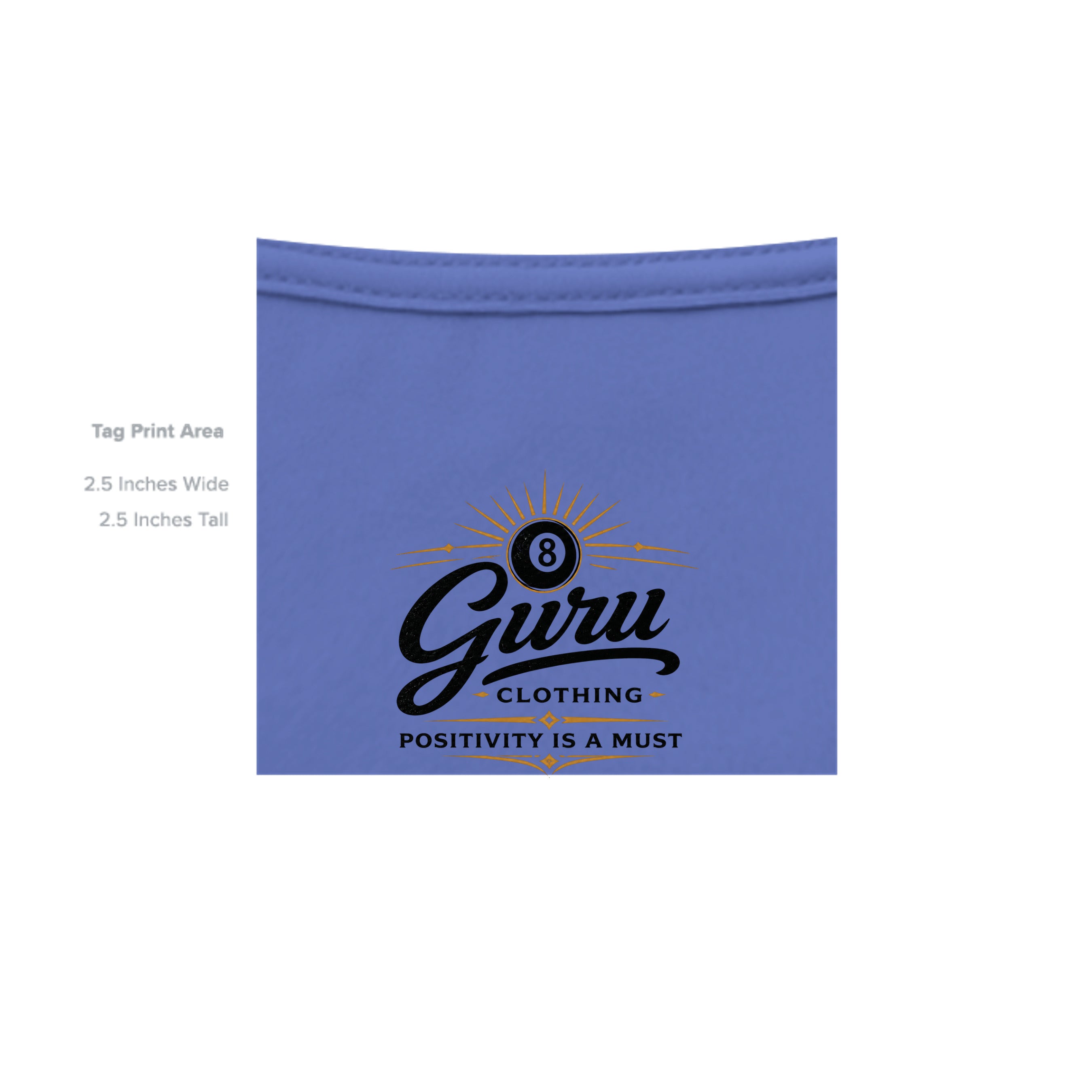 Solid True Royal Triblend - 3413C - INSIDE_TAG_LINE