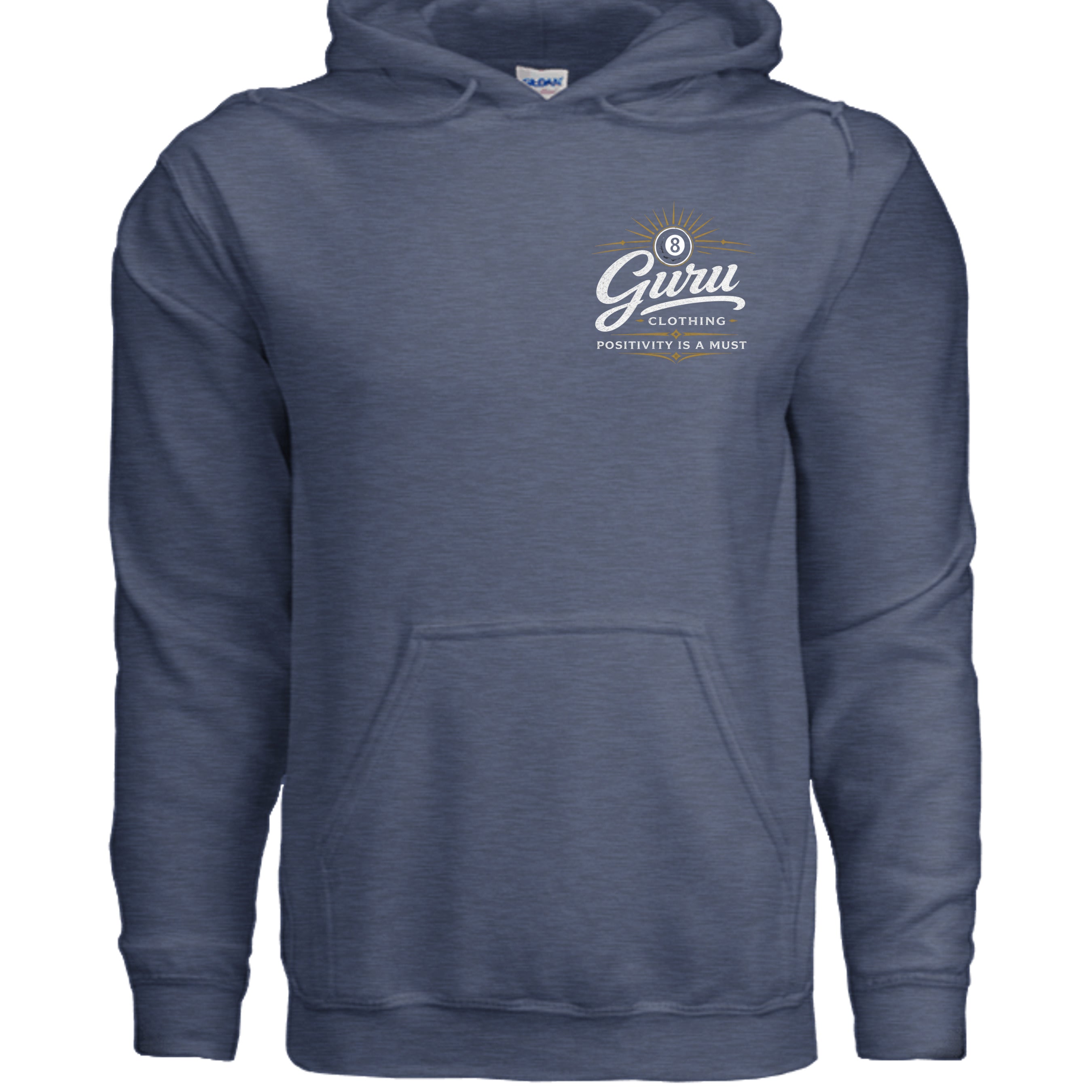 Heather Sport Dark Navy - G185 - FRONT