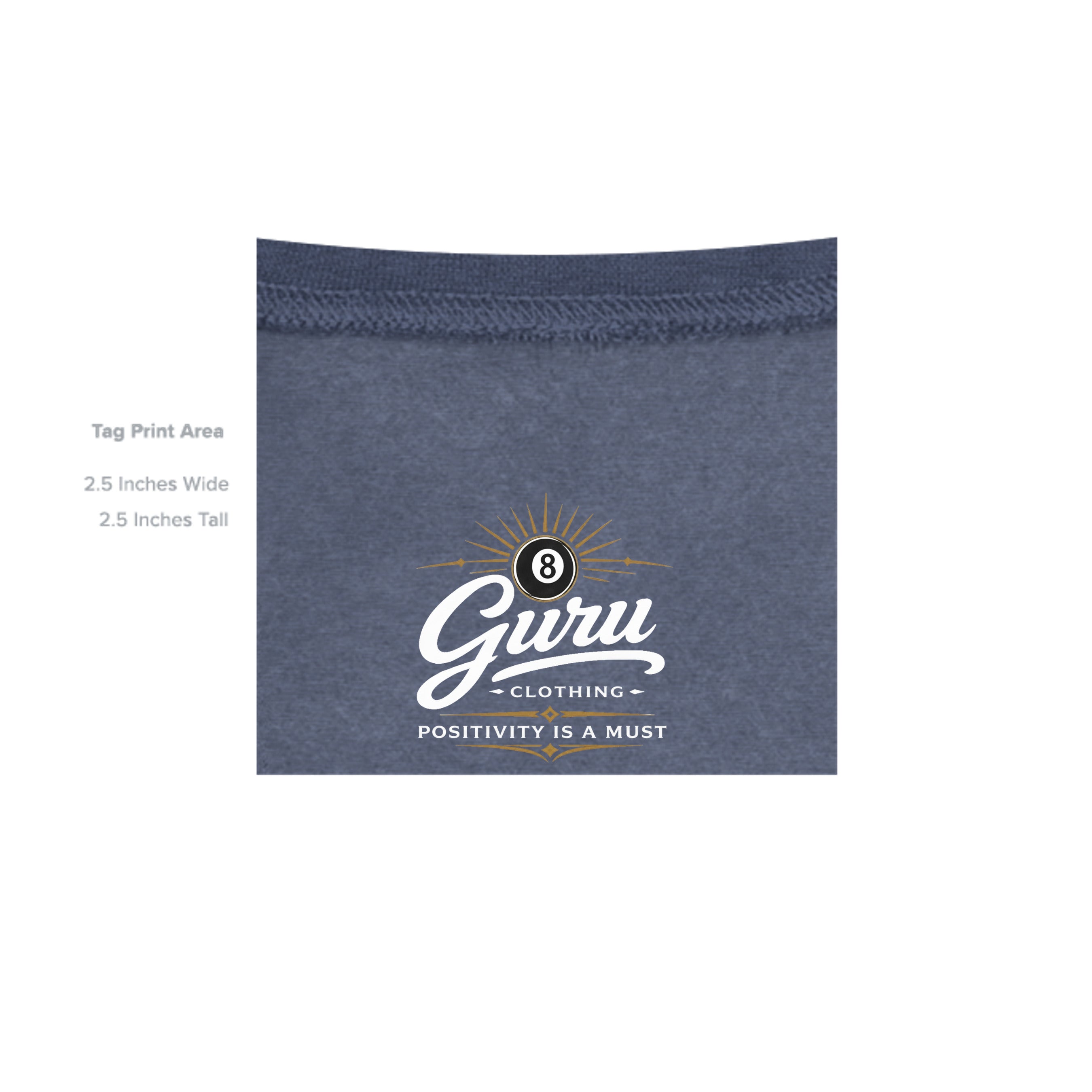 Heather Sport Dark Navy - G185 - INSIDE_TAG_LINE