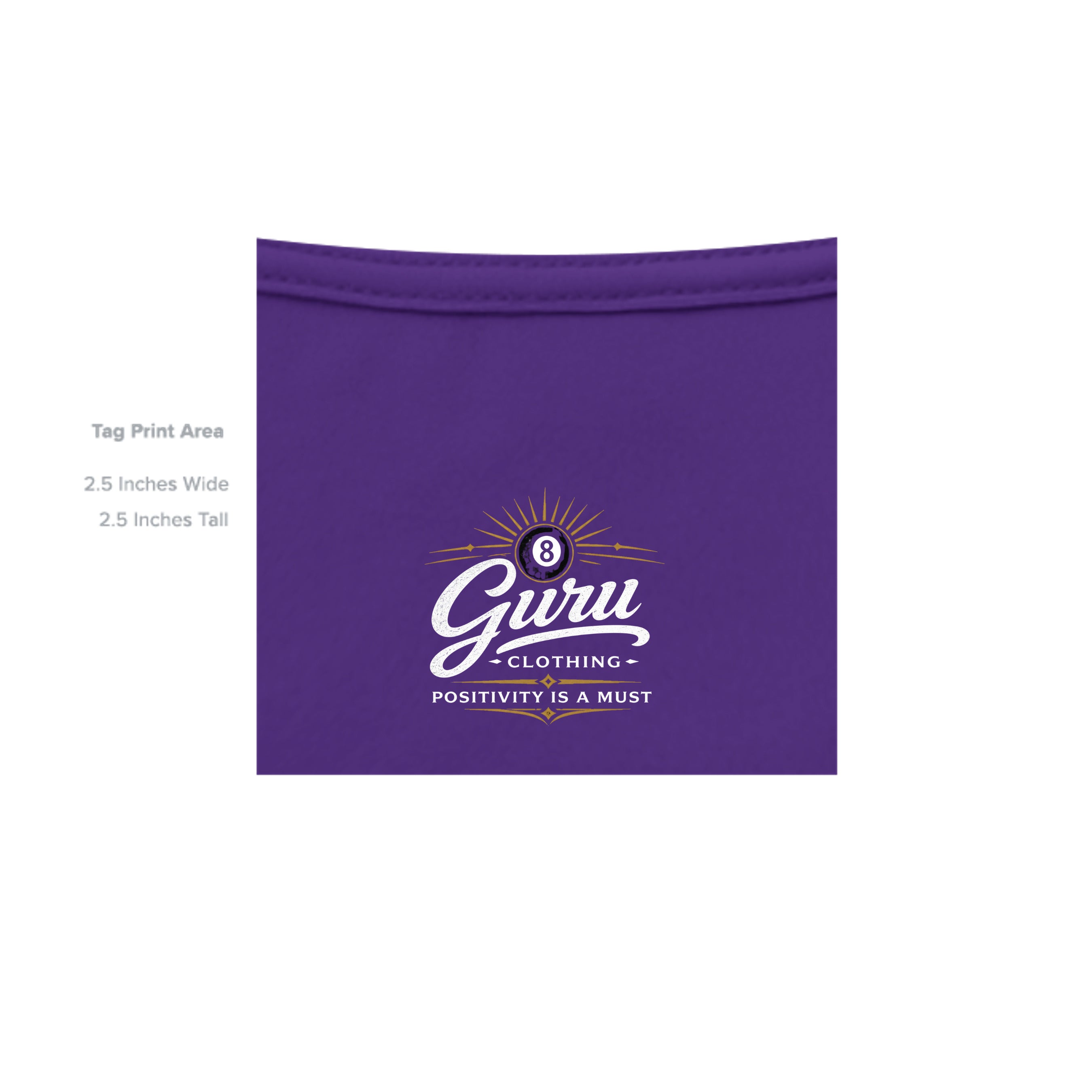 Solid Team Purple Triblend - 3413C - INSIDE_TAG_LINE