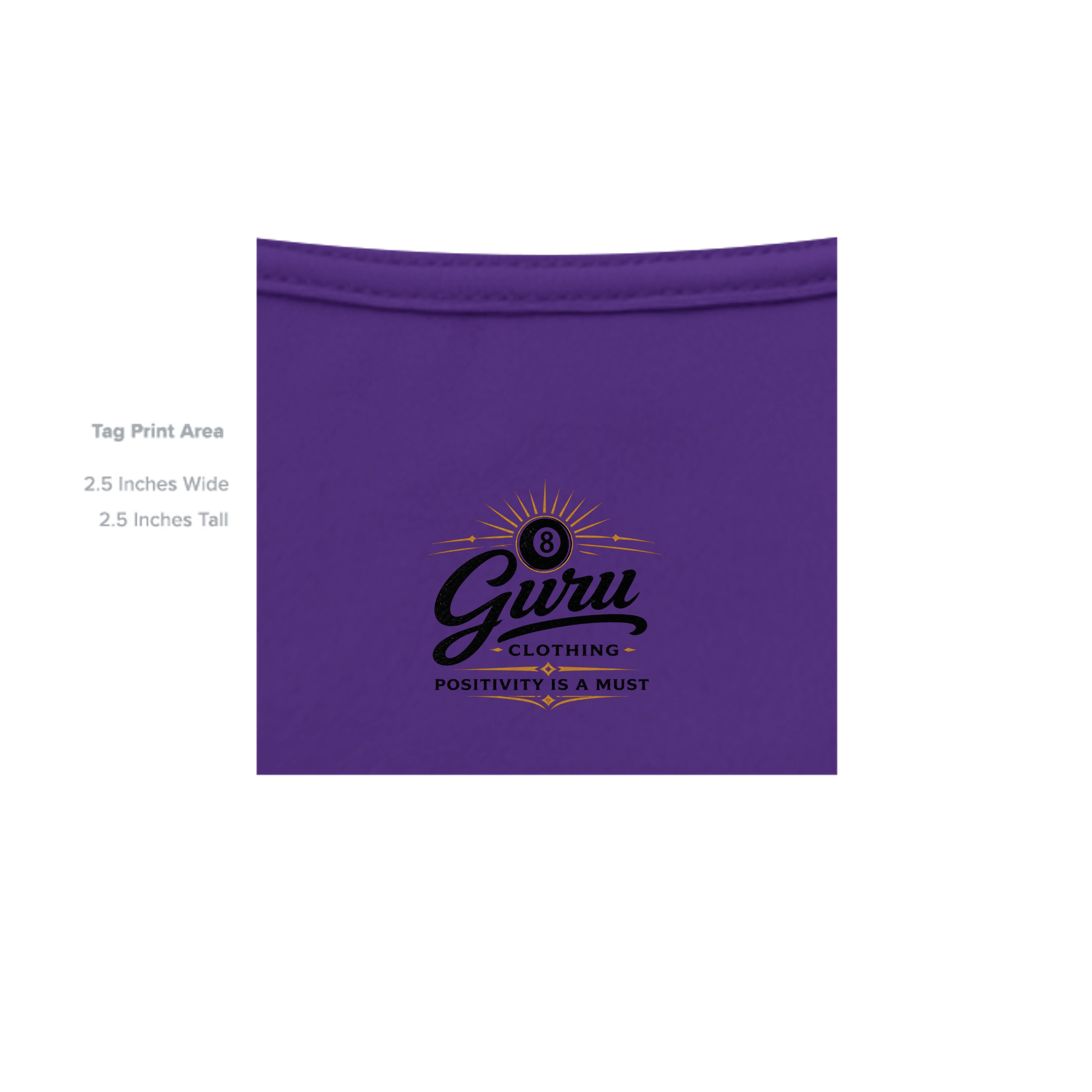 Solid Team Purple Triblend - 3413C - INSIDE_TAG_LINE