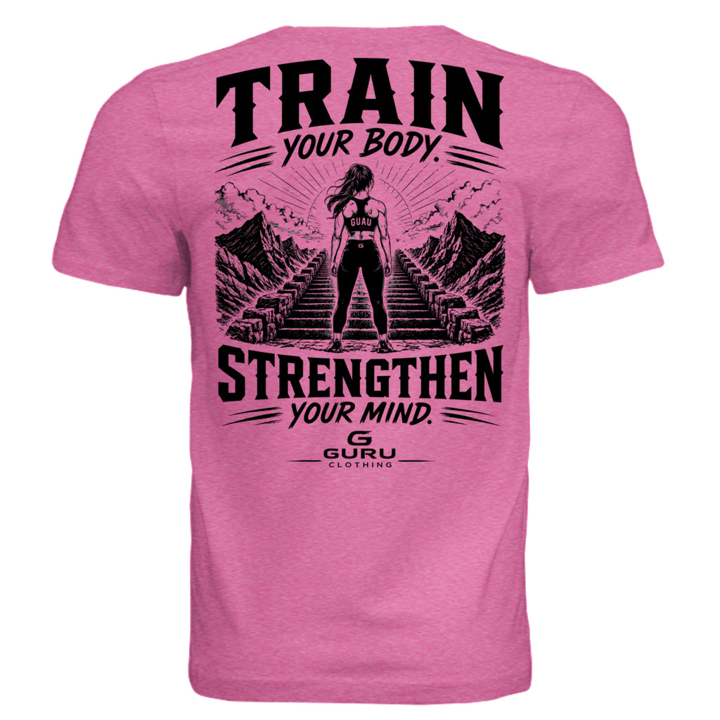 Charity Pink Triblend - 3413C - BACK